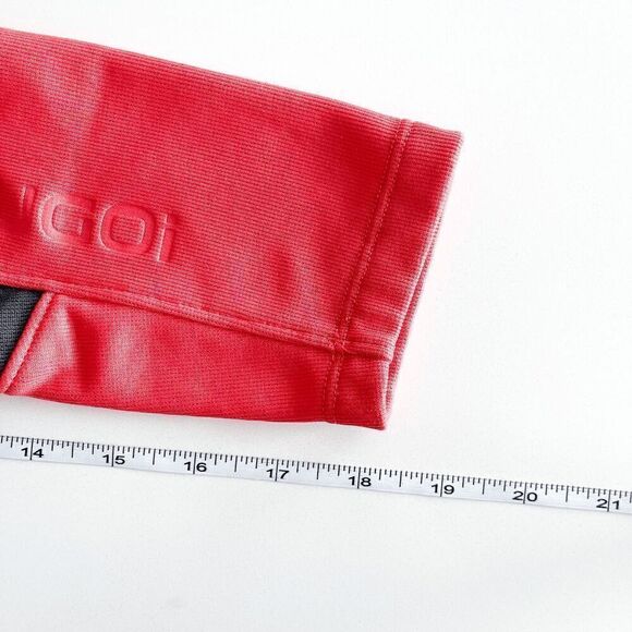 Sugoi Women's 1/4 Zip Athletic Pullover Sweatshirt Red Black Small - Picture 5 of 7